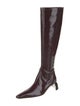 Tibi Patent Leather Riding Boots