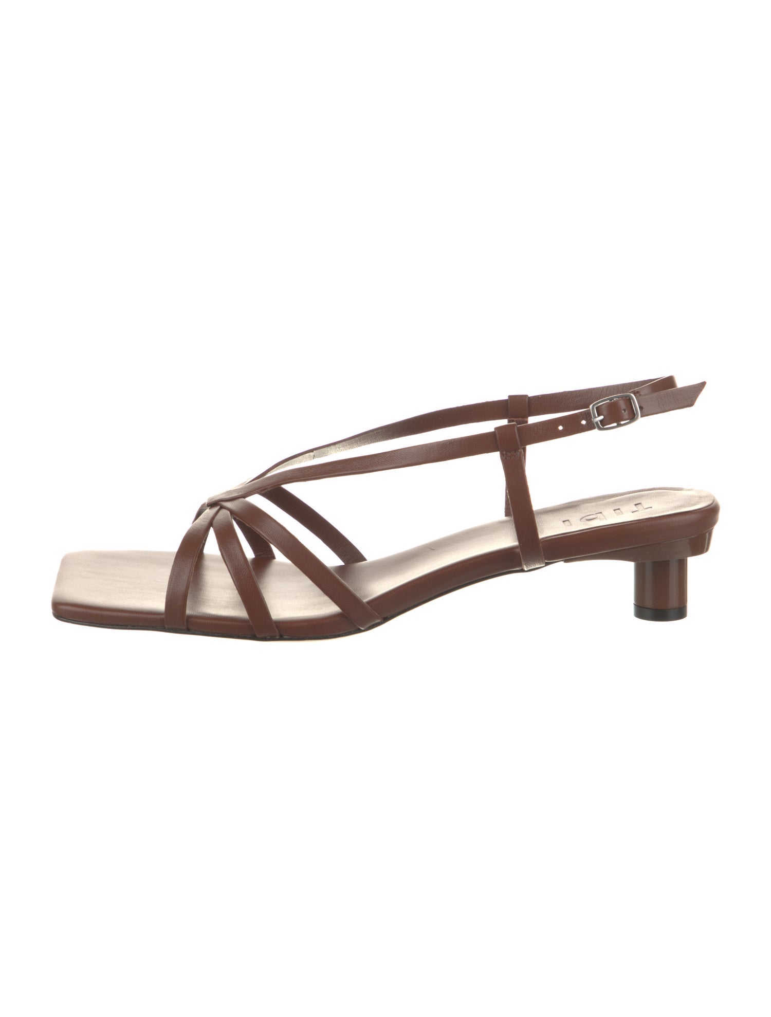Tibi Leather Slingback Sandals