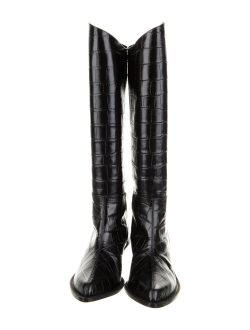 Tibi Leather Riding Boots