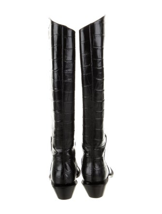 Tibi Leather Riding Boots