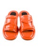 Tibi Patent Leather Slides