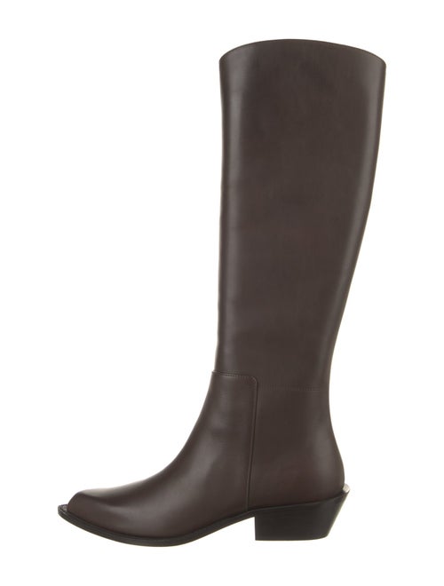 Tibi Leather Riding Boots