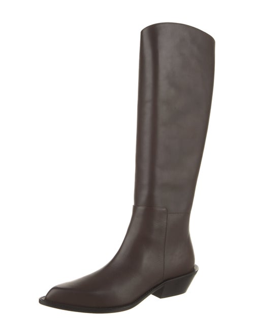 Tibi Leather Riding Boots