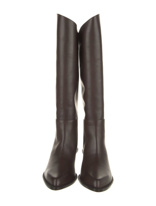 Tibi Leather Riding Boots