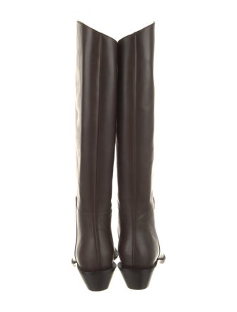 Tibi Leather Riding Boots