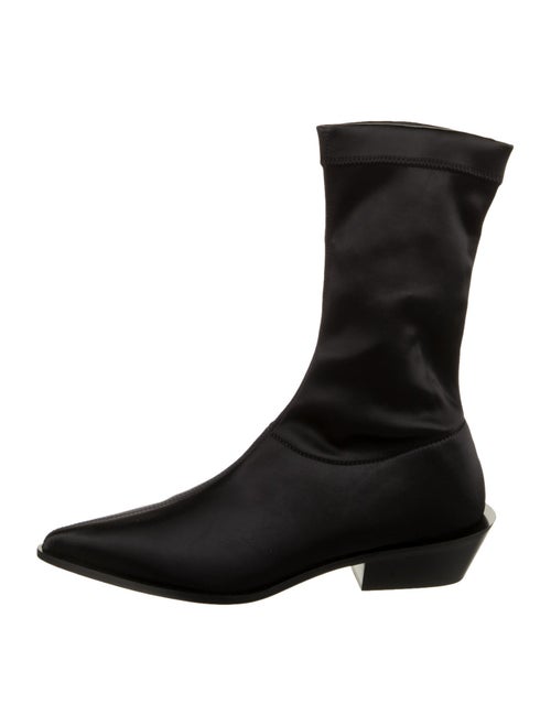 Tibi Satin Sock Boots