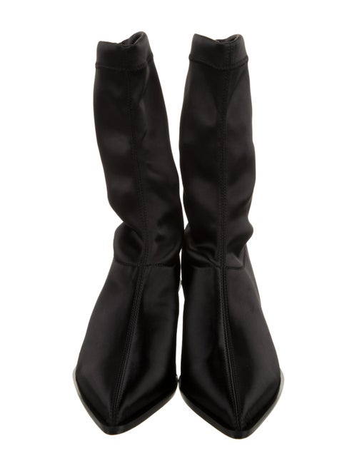 Tibi Satin Sock Boots