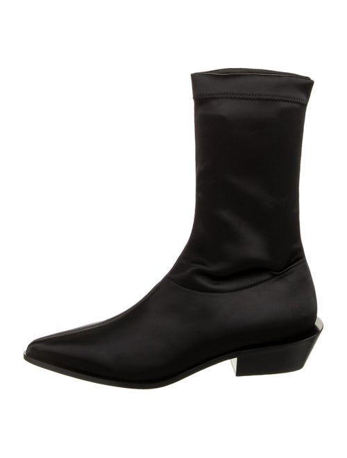 Tibi Satin Sock Boots