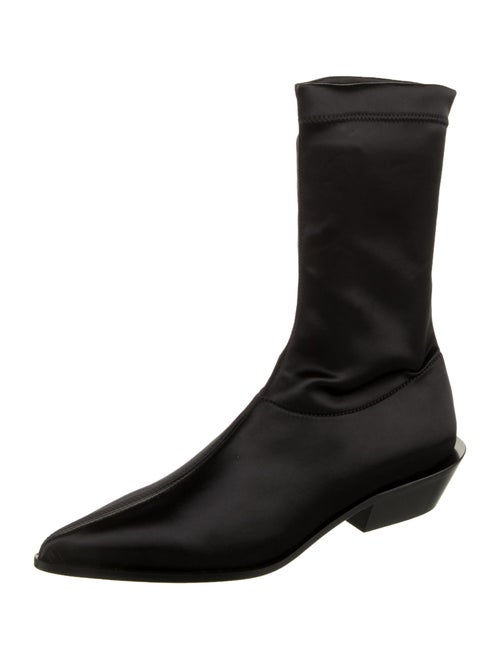 Tibi Satin Sock Boots