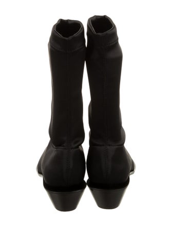 Tibi Satin Sock Boots