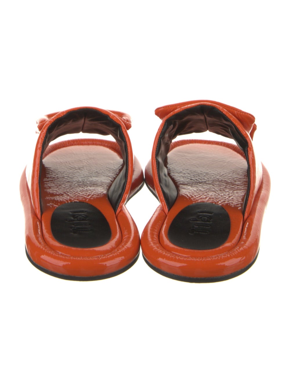 Tibi PVC Slides Orange - image 4