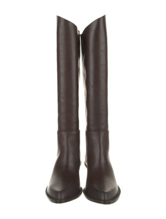 Tibi Leather Riding Boots