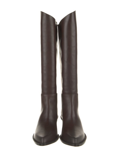 Tibi Leather Riding Boots