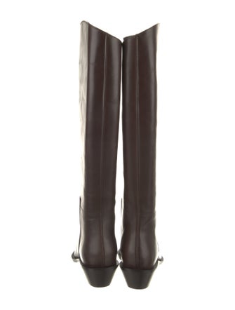 Tibi Leather Riding Boots