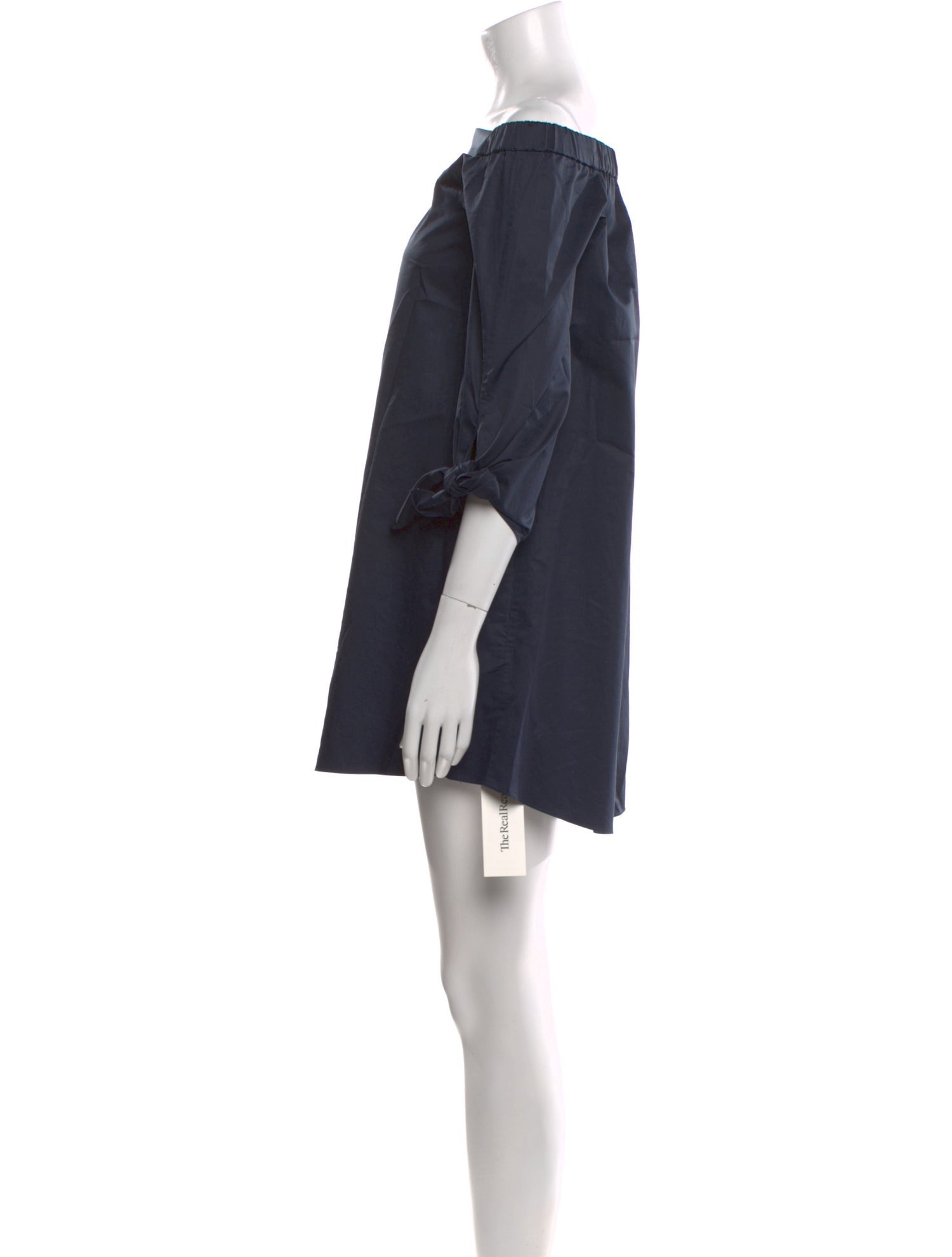 Tibi Off-The-Shoulder Mini Dress