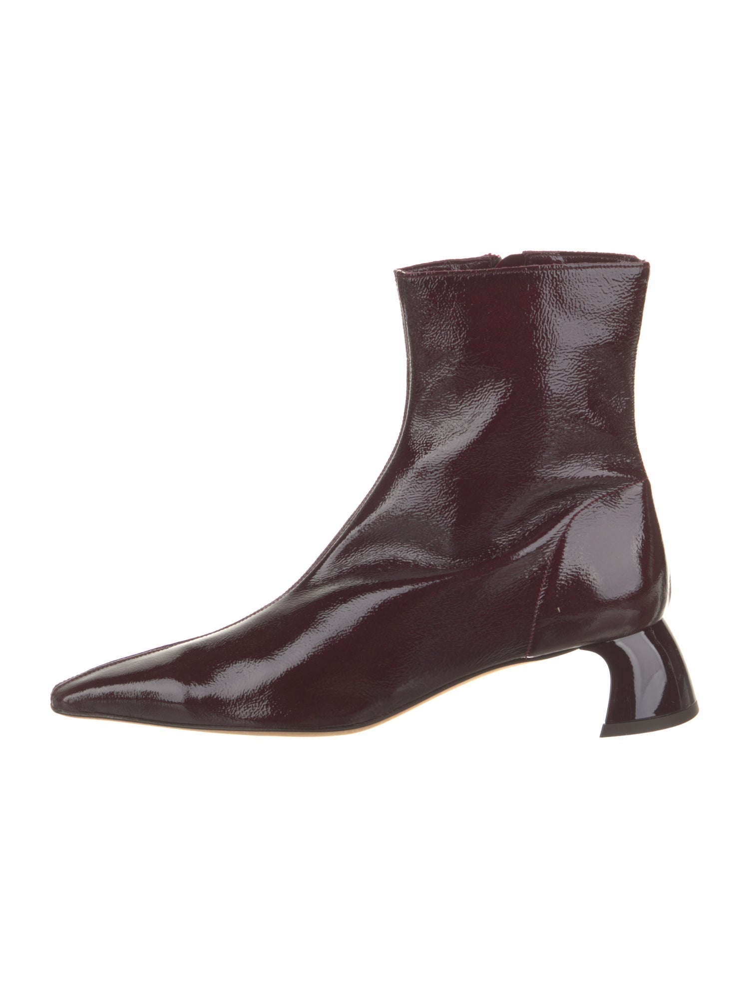 Tibi Patent Leather Sock Boots
