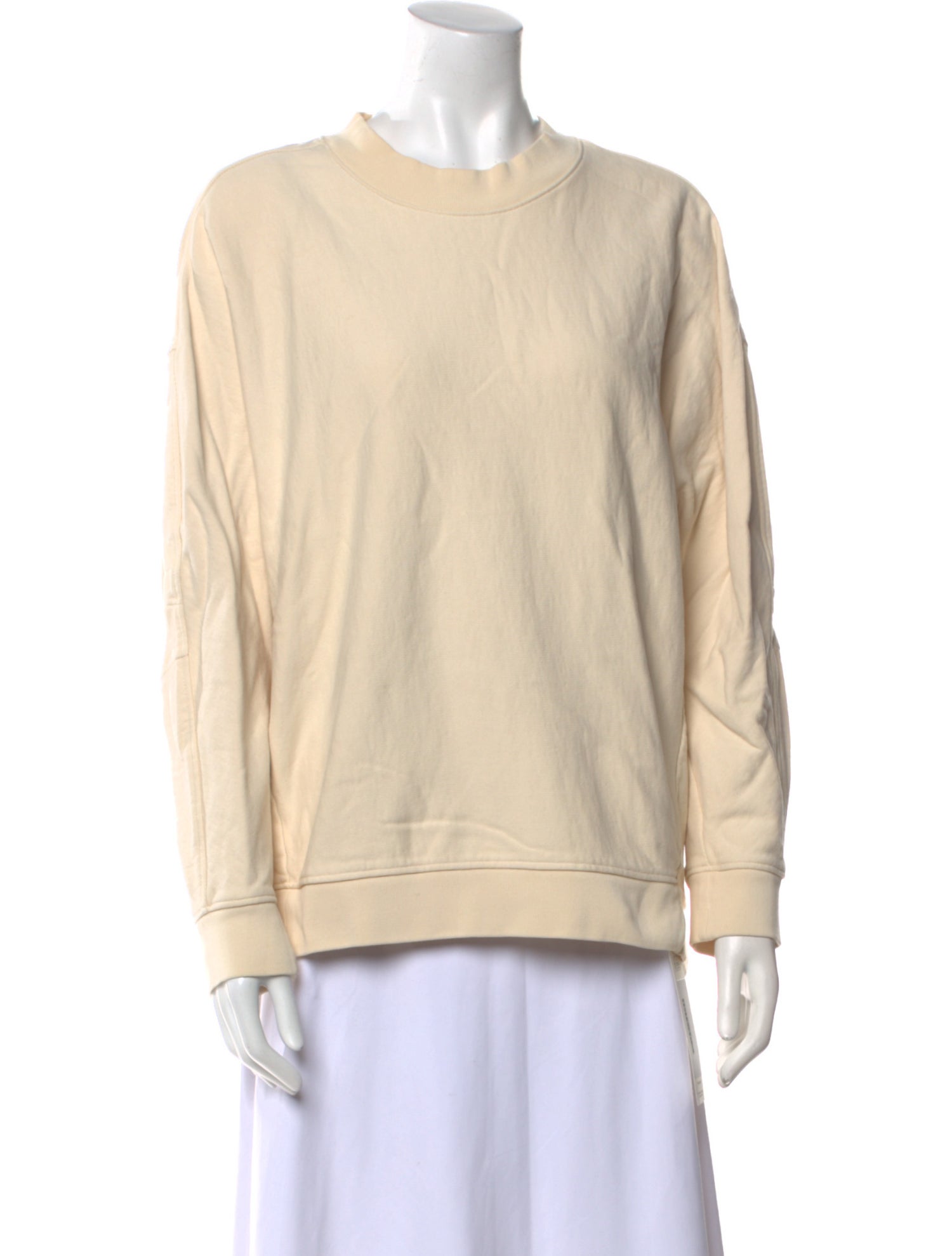 Tibi Crew Neck Long Sleeve Sweatshirt