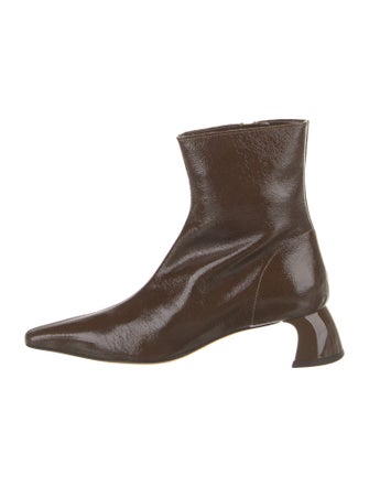 Tibi Patent Leather Boots