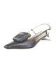 Tibi Leather Slingback Pumps