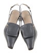 Tibi Leather Slingback Pumps