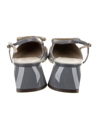 Tibi Leather Slingback Pumps