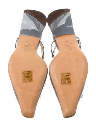 Tibi Leather Slingback Pumps