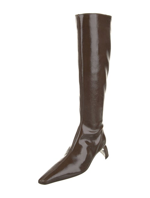 Tibi Leather Riding Boots