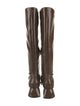 Tibi Leather Riding Boots