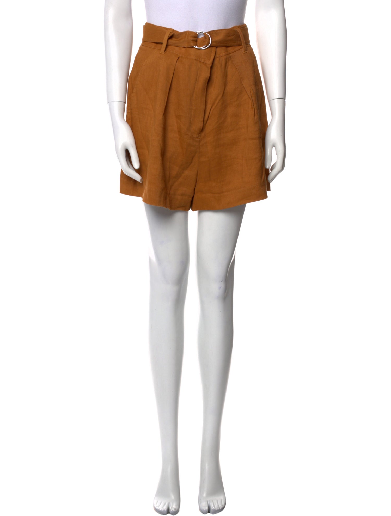 Tibi Linen Mini Shorts