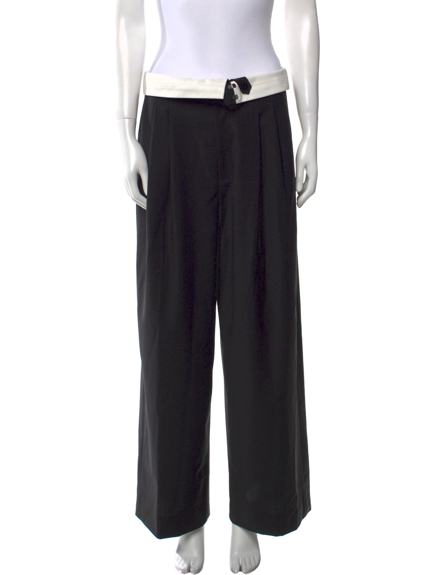 Tibi Wide Leg Pants