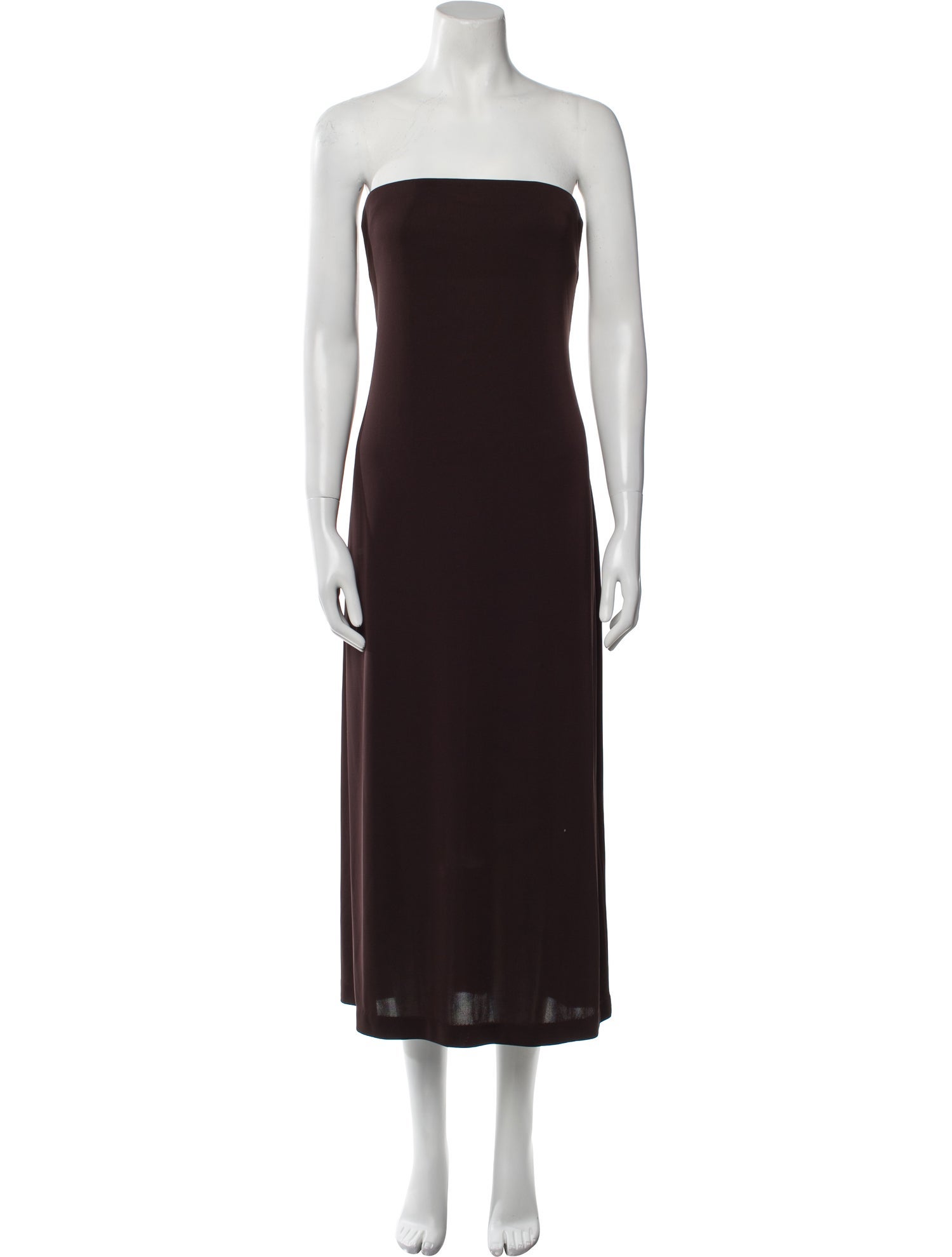 Tibi Strapless Midi Length Dress