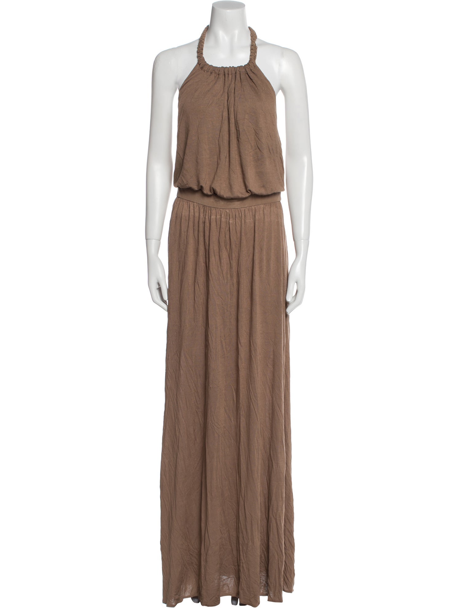 Tibi Halterneck Long Dress