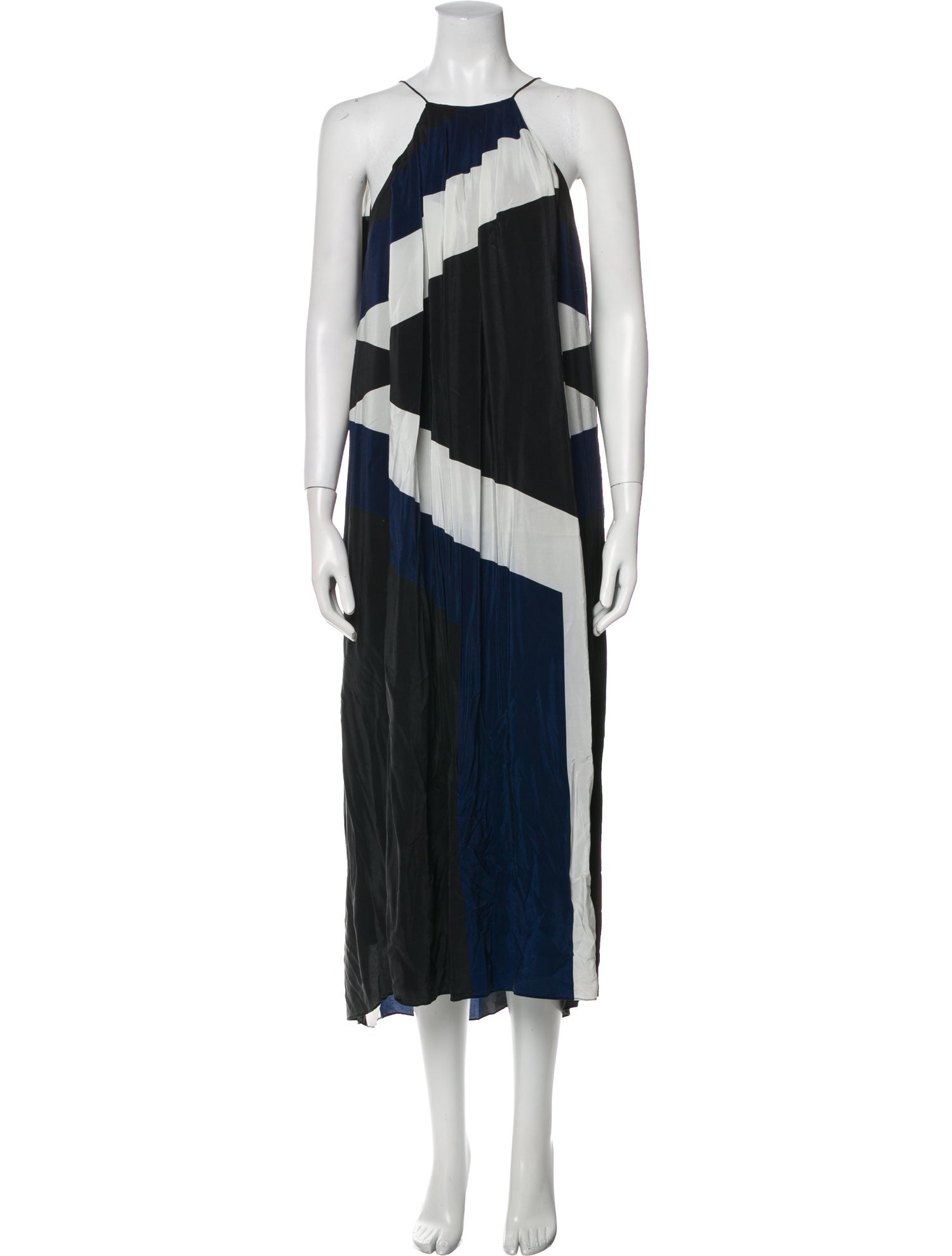Tibi Silk Long Dress