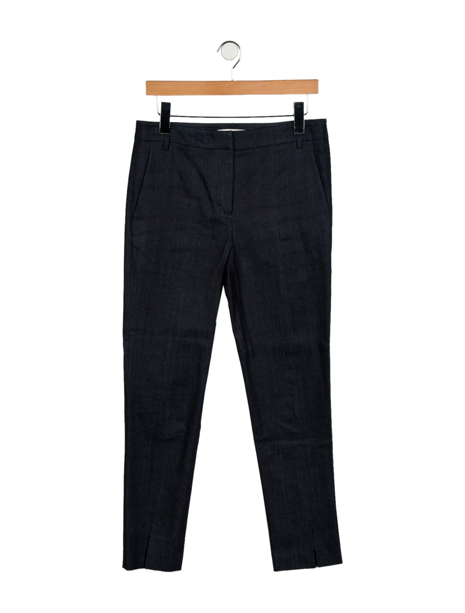 Tibi Mid-Rise Straight Leg Jeans