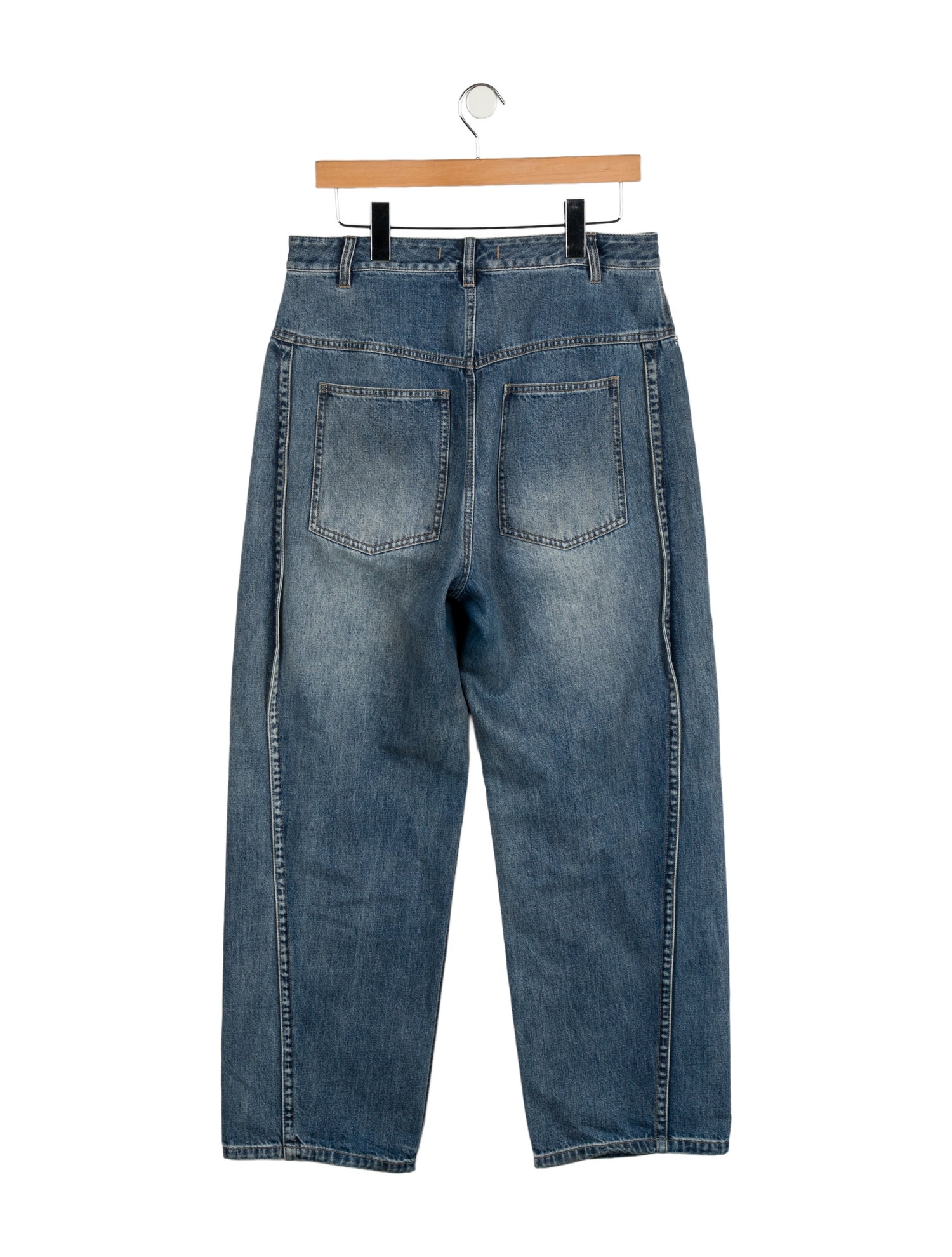 Tibi High-Rise Wide Leg Jeans