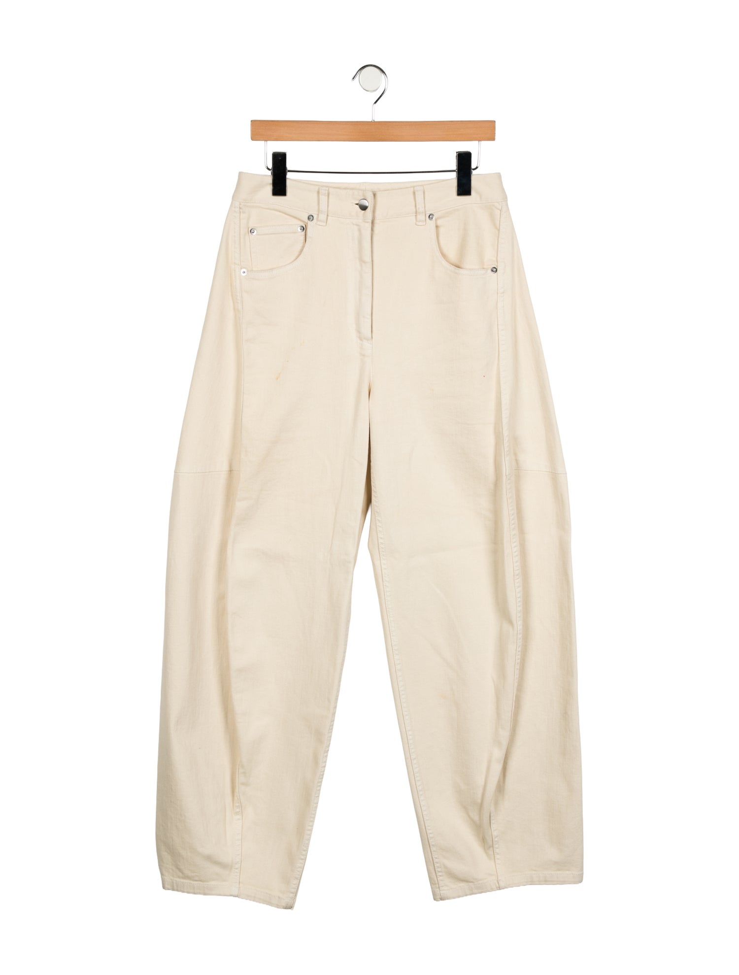 Tibi High-Rise Wide Leg Jeans