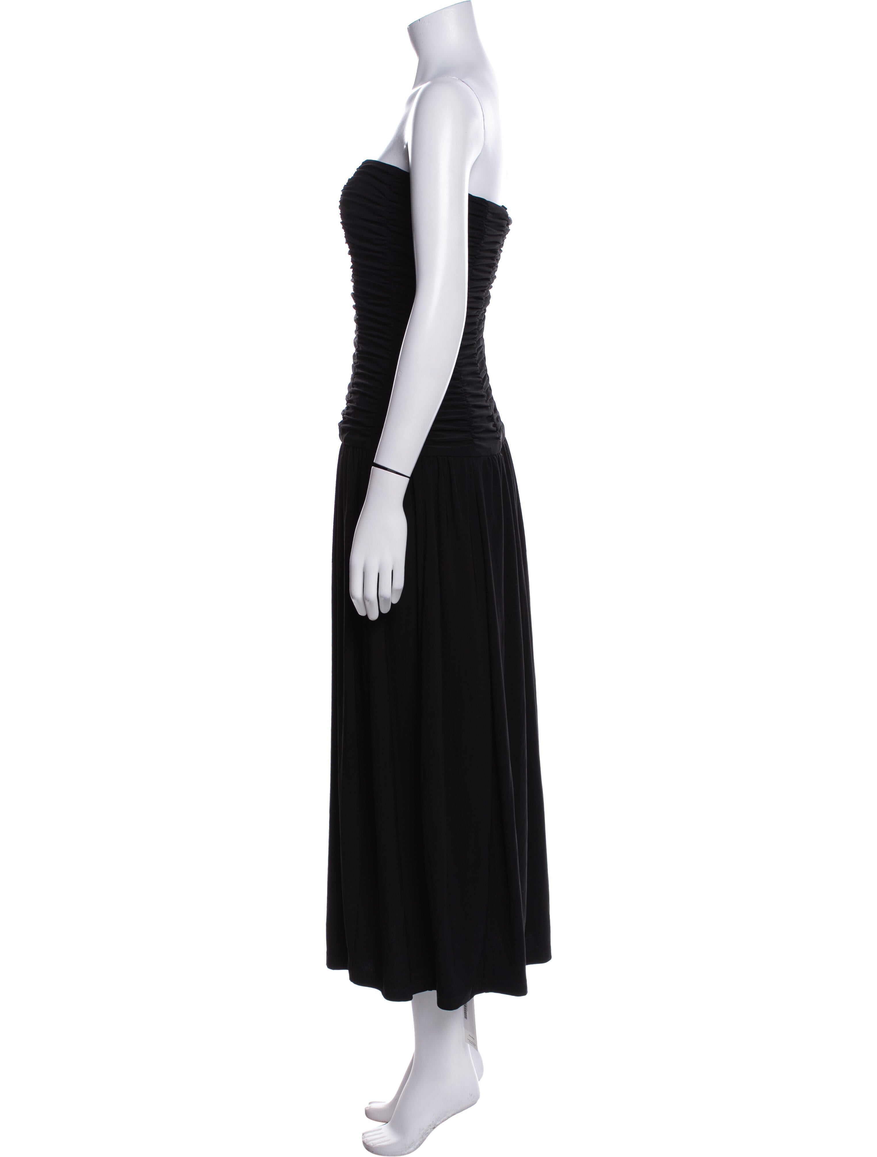 Tibi Strapless Midi Length Dress