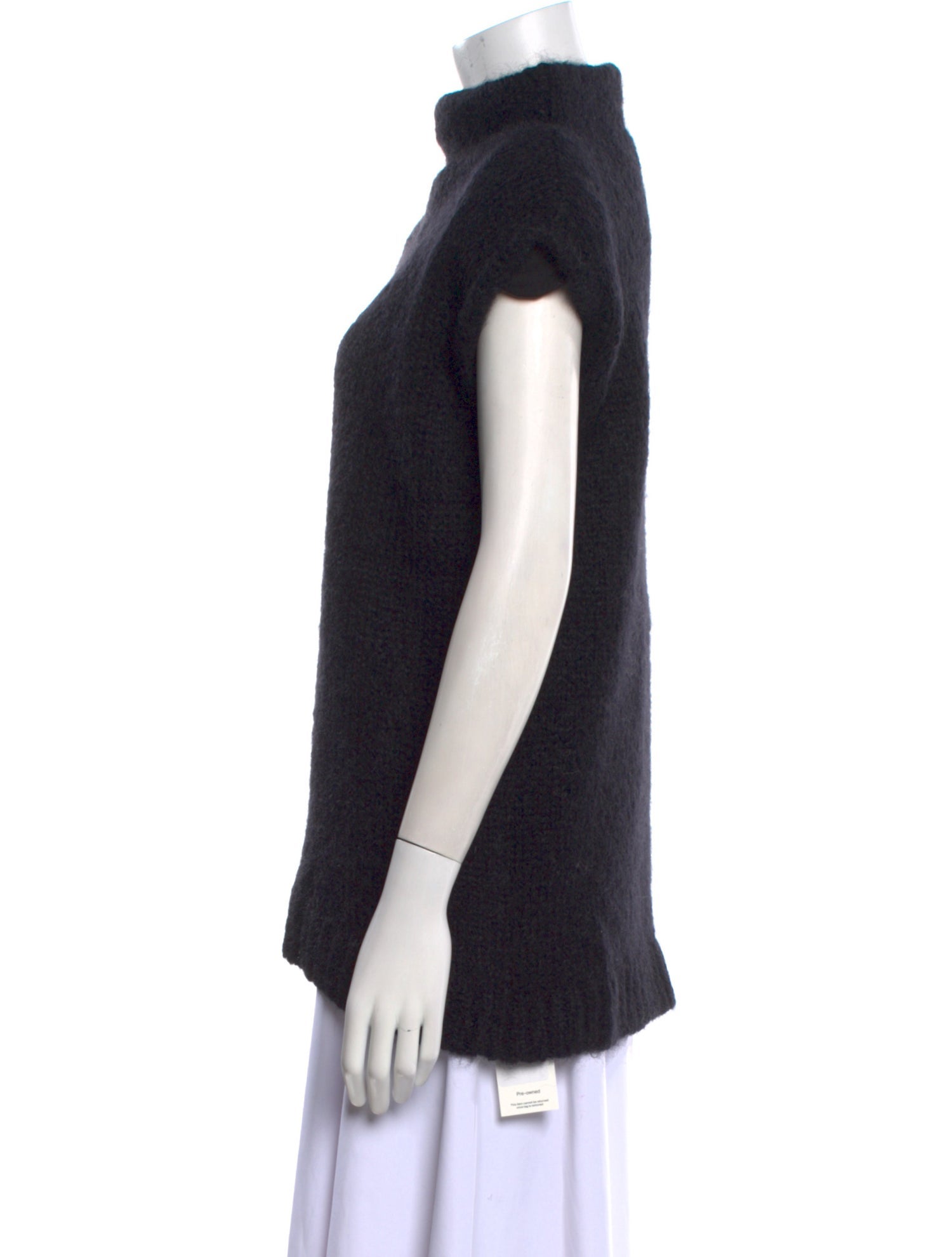Tibi Mohair Mock Neck Sweater