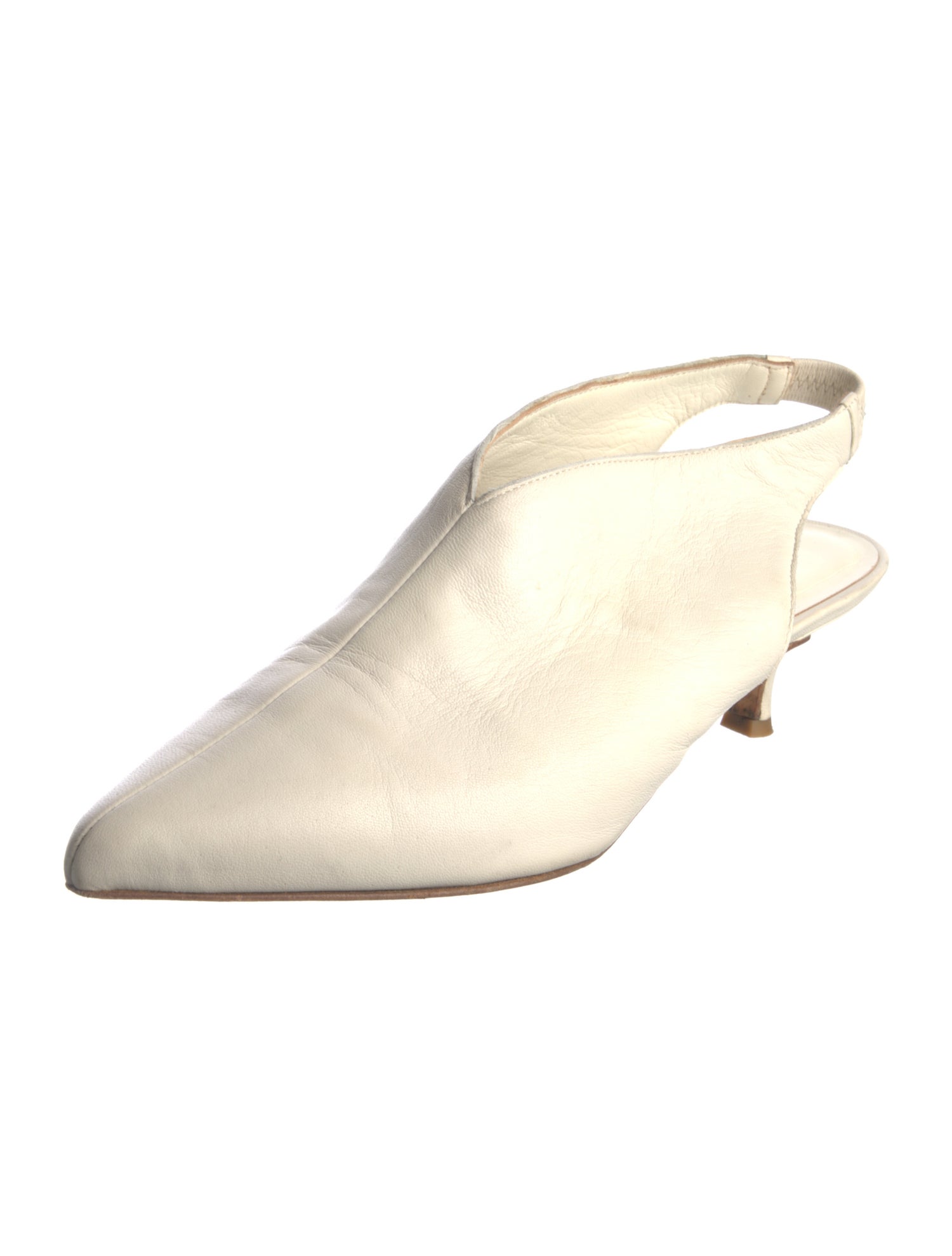 Tibi Patent Leather Slingback Pumps