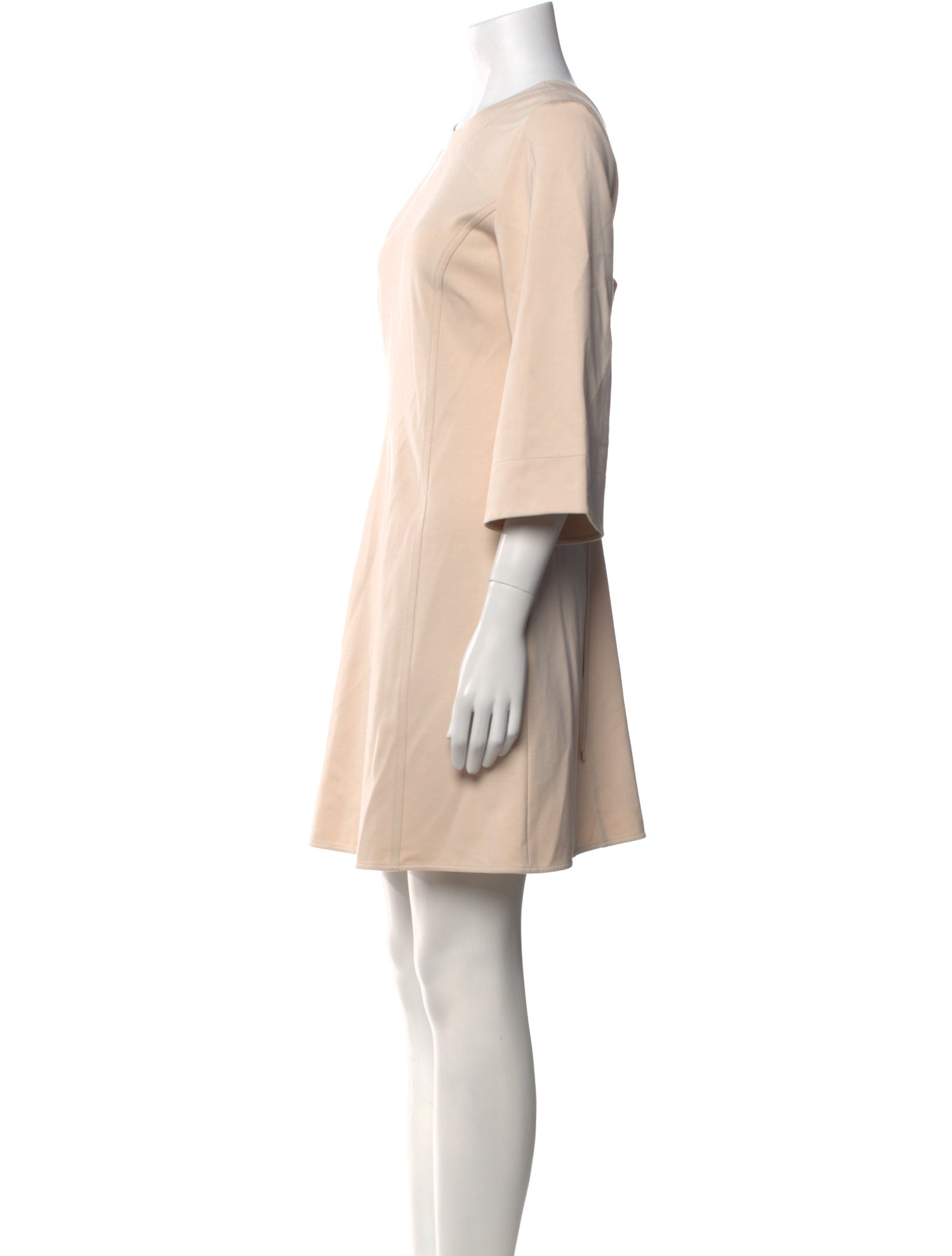 Tibi Crew Neck Mini Dress