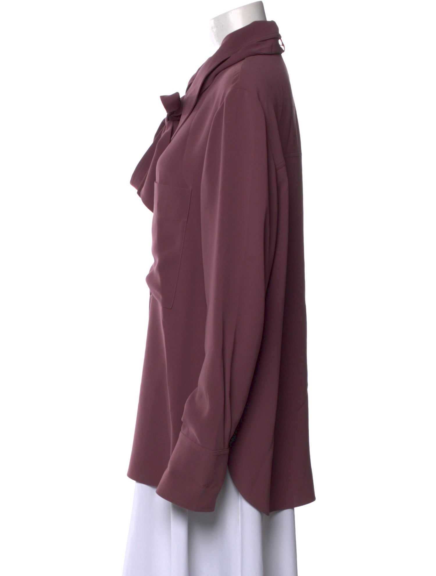 Tibi Long Sleeve Button-Up Top w/ Tags