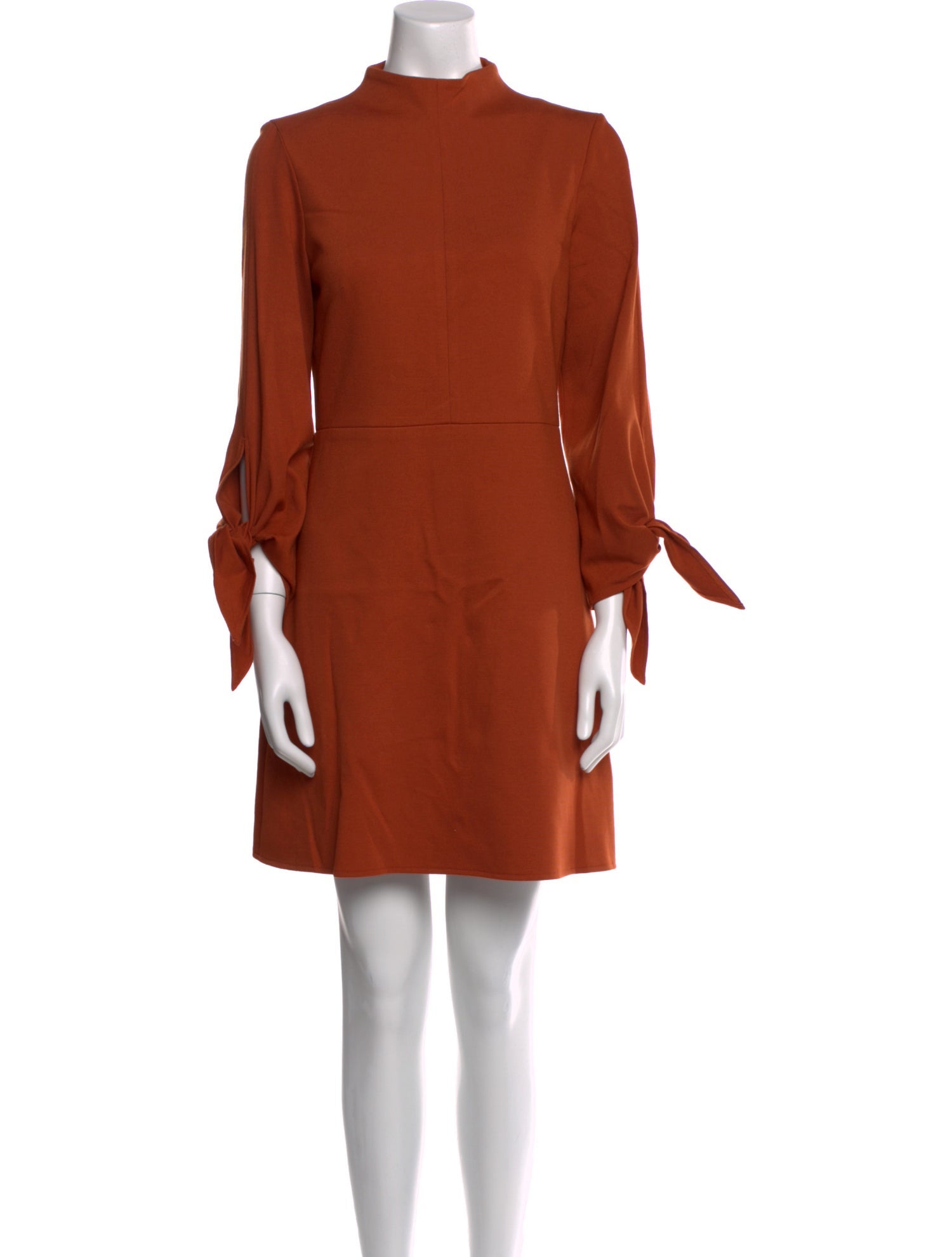 Tibi Mock Neck Mini Dress