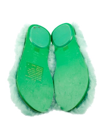 Tibi Leather Slides