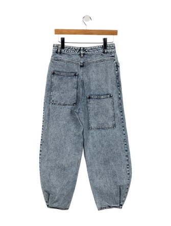 Tibi High-Rise Skinny Leg Jeans