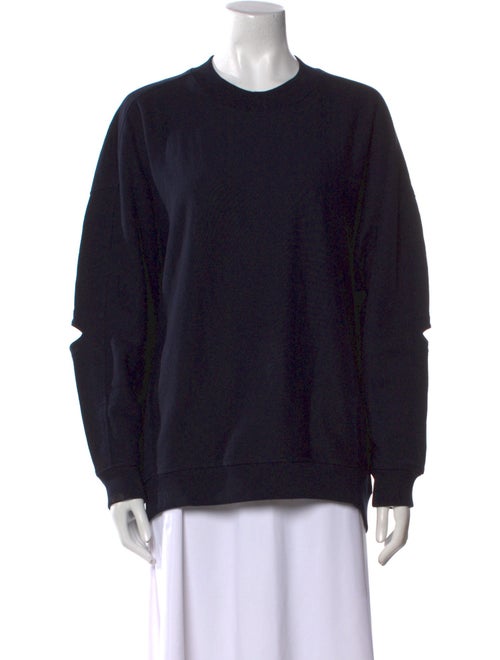 Tibi Crew Neck Long Sleeve Sweatshirt
