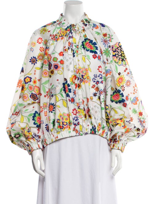 Tibi Floral Print Jacket