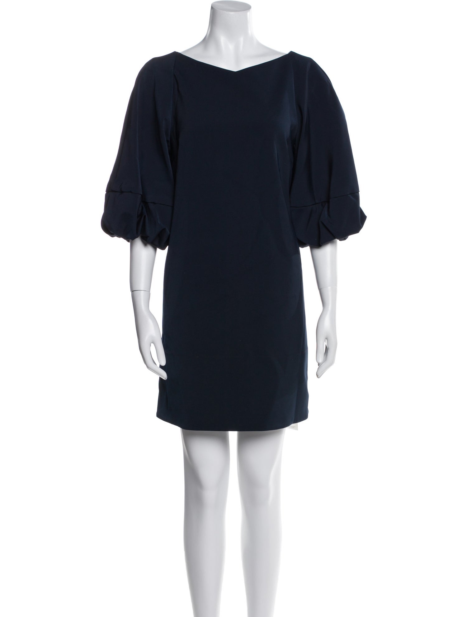 Tibi Bateau Neckline Mini Dress
