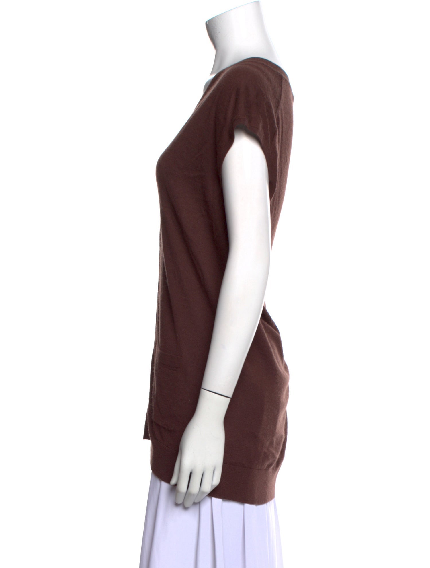 Tibi Wool V-Neck Sweater