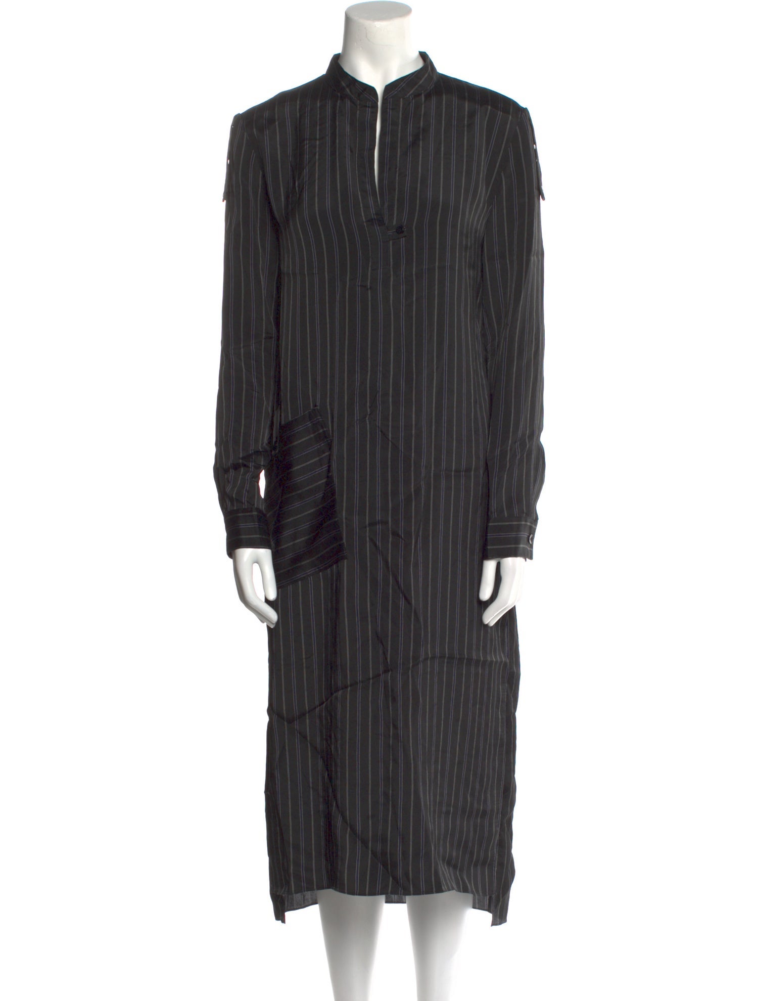 Tibi Striped Long Dress