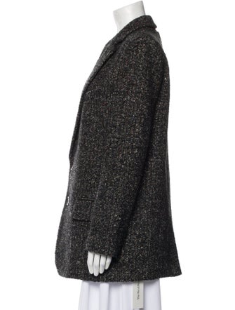 Tibi Wool Tweed Pattern Coat